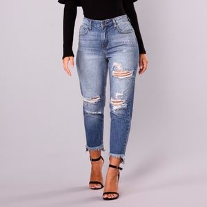 Ankle Cropped Jeans
